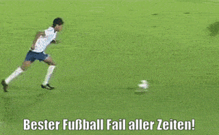 Lustige Gif Animation - Bester Fußball Fail aller Zeiten!
